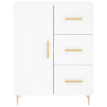 vidaXL Ντουλάπι Λευκό 69,5x34x180cm από Επεξεργασμένο Ξύλο 1 τεμ.