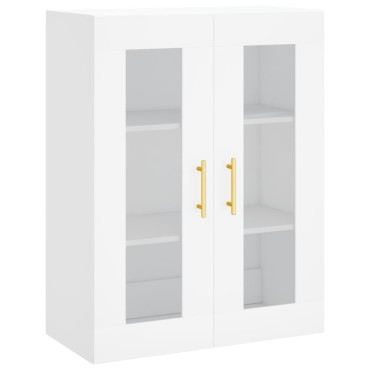 vidaXL Ντουλάπι Λευκό 69,5x34x180cm από Επεξεργασμένο Ξύλο 1 τεμ.