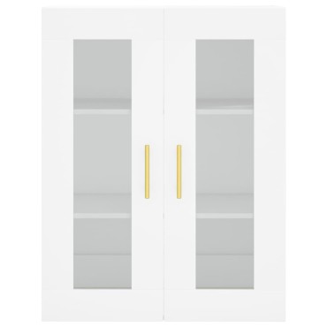 vidaXL Ντουλάπι Λευκό 69,5x34x180cm από Επεξεργασμένο Ξύλο 1 τεμ.