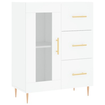 vidaXL Ντουλάπι Λευκό 69,5x34x180cm από Επεξεργασμένο Ξύλο 1 τεμ.