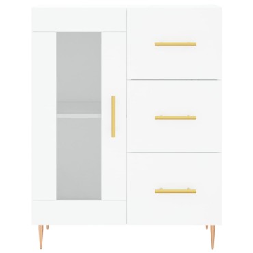 vidaXL Ντουλάπι Λευκό 69,5x34x180cm από Επεξεργασμένο Ξύλο 1 τεμ.