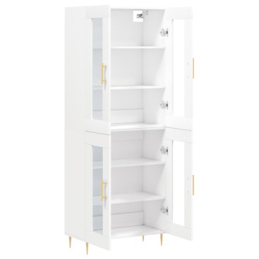vidaXL Ντουλάπι Λευκό 69,5x34x180cm από Επεξεργασμένο Ξύλο 1 τεμ.