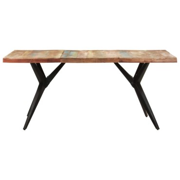 vidaXL Τραπεζαρία 180x90x76cm από Μασίφ Ανακυκλωμένο Ξύλο 1 τεμ.