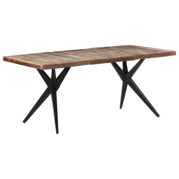 vidaXL Τραπεζαρία 180x90x76cm από Μασίφ Ανακυκλωμένο Ξύλο 1 τεμ.