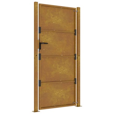 vidaXL Πύλη Κήπου 105 x 180 εκ. από Ατσάλι Corten