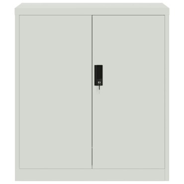 vidaXL Αρχειοθήκη Ανοιχτό Γκρι 79x40x90cm από Ατσάλι 1 τεμ.