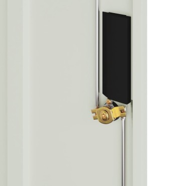 vidaXL Αρχειοθήκη Ανοιχτό Γκρι 79x40x90cm από Ατσάλι 1 τεμ.