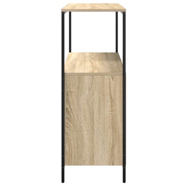 vidaXL Ντουλάπι μπάνιου με ράφια Sonoma δρυς 76,5x35x95cm 1 τεμ.