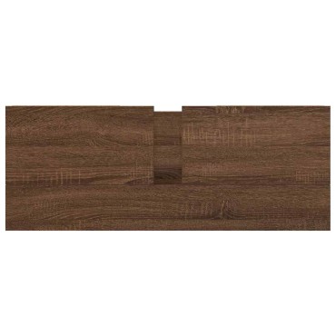 vidaXL ντουλάπι νιπτήρα με συρτάρια καφέ δρυς 90x34,5x60cm