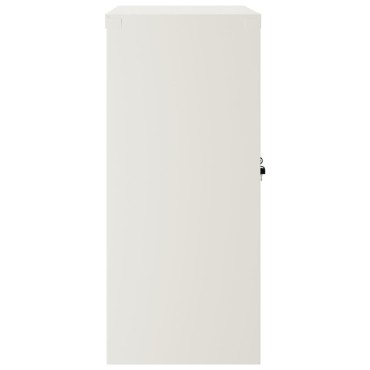 vidaXL Αρχειοθήκη Λευκή 90x40x90cm από Ατσάλι 1 τεμ.