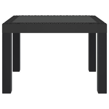 vidaXL Τραπέζι Κήπου Ανθρακί 59x47x40cm Πολυπροπυλένιο 1 τεμ.