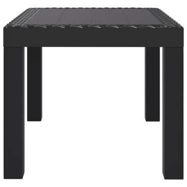 vidaXL Τραπέζι Κήπου Ανθρακί 59x47x40cm Πολυπροπυλένιο 1 τεμ.