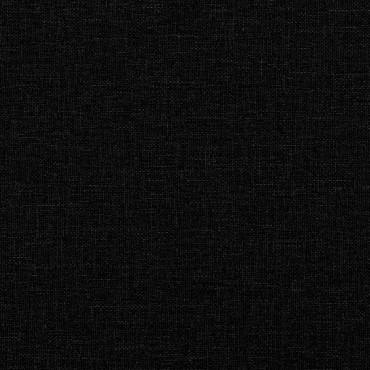 vidaXL Παγκάκι Μαύρο 113x64,5x75,5cm Υφασμάτινο με Μαξιλάρια