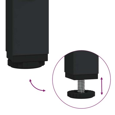 vidaXL Ντουλάπι νιπτήρα μπάνιου με συρτάρια 60x34,5x60cm 1 τεμ.