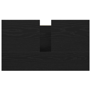 vidaXL ντουλάπι νιπτήρα μπάνιου μαύρο 60x34,5x60cm