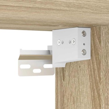 vidaXL Ντουλάπι Μπάνιου με Καθρέφτη Sonoma δρυς 50x21x60cm 1 τεμ.