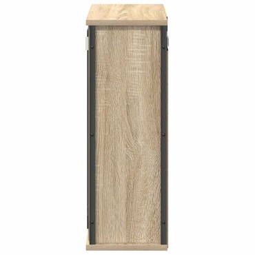 vidaXL Ντουλάπι Μπάνιου με Καθρέφτη Sonoma δρυς 50x21x60cm 1 τεμ.