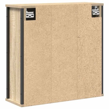 vidaXL Ντουλάπι Μπάνιου με Καθρέφτη Sonoma δρυς 50x21x60cm 1 τεμ.