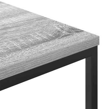 vidaXL Ντουλάπι μπάνιου με ράφια Γκρι Sonoma 76,5x35x95cm 1 τεμ.