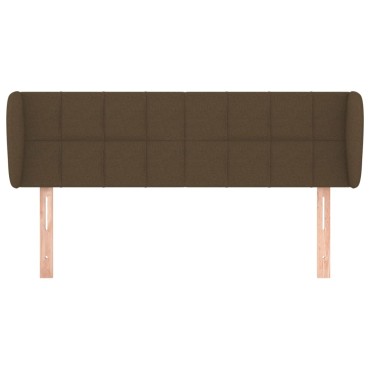 vidaXL Κεφαλάρι με Πτερύγια Σκούρο Καφέ 147x23x78/88cm Υφασμάτινο 1 τεμ.