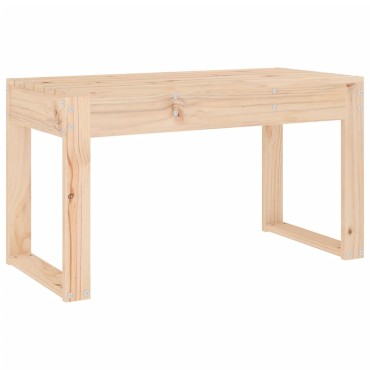 vidaXL Παγκάκι Κήπου 80x38x45cm από Μασίφ Ξύλο Πεύκου 1 τεμ.