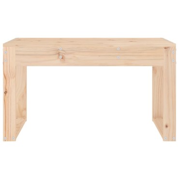 vidaXL Παγκάκι Κήπου 80x38x45cm από Μασίφ Ξύλο Πεύκου 1 τεμ.
