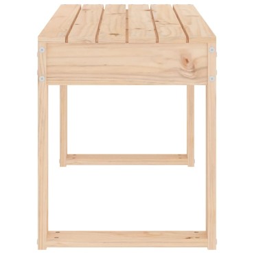 vidaXL Παγκάκι Κήπου 80x38x45cm από Μασίφ Ξύλο Πεύκου 1 τεμ.