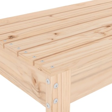 vidaXL Παγκάκι Κήπου 80x38x45cm από Μασίφ Ξύλο Πεύκου 1 τεμ.