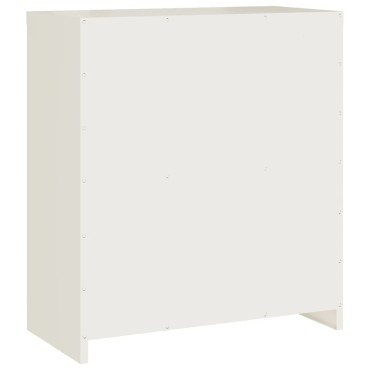 vidaXL Αρχειοθήκη Λευκή 79x40x90cm από Ατσάλι 1 τεμ.