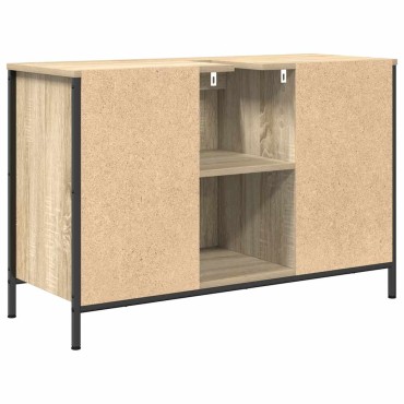 vidaXL ντουλάπι νιπτήρα με συρτάρια Sonoma Δρυς 90x34,5x60cm