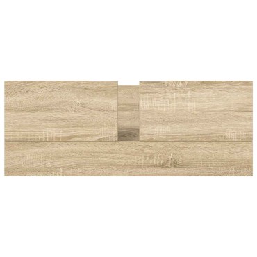 vidaXL ντουλάπι νιπτήρα με συρτάρια Sonoma Δρυς 90x34,5x60cm