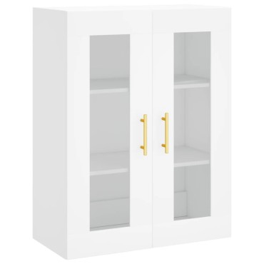 vidaXL Ντουλάπι Λευκό 69,5x34x180cm από Επεξεργασμένο Ξύλο 1 τεμ.