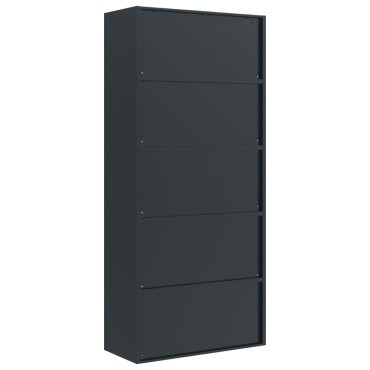 vidaXL Αρχειοθήκη Ανθρακί 90x40x200cm Ατσάλινη 1 τεμ.