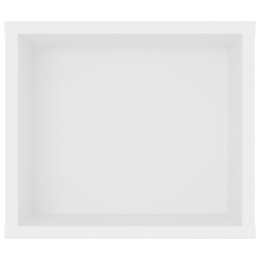 vidaXL Έπιπλο Τηλεόρασης Κρεμαστό Λευκό 100x30x26,5cm από Επεξ. Ξύλο