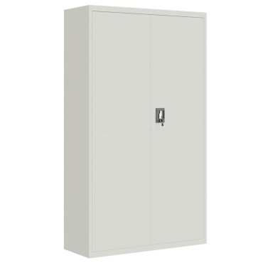 vidaXL Αρχειοθήκη Ανοιχτό Γκρι 105x40x180cm Ατσάλινη 1 τεμ.