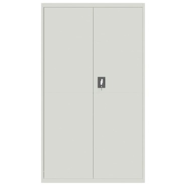 vidaXL Αρχειοθήκη Ανοιχτό Γκρι 105x40x180cm Ατσάλινη 1 τεμ.