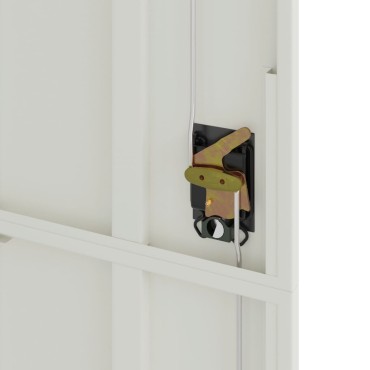 vidaXL Αρχειοθήκη Ανοιχτό Γκρι 105x40x180cm Ατσάλινη 1 τεμ.