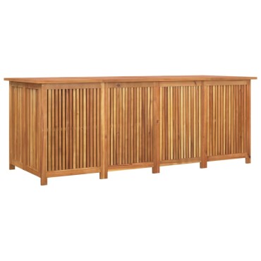 vidaXL Μπαούλο Αποθήκευσης Κήπου 200x80x75cm από Μασίφ Ξύλο Ακακίας 1 τεμ.