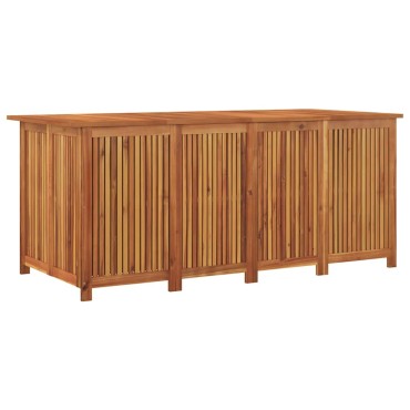 vidaXL Μπαούλο Αποθήκευσης Κήπου 200x80x75cm από Μασίφ Ξύλο Ακακίας 1 τεμ.