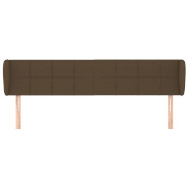 vidaXL Κεφαλάρι με Πτερύγια Σκούρο Καφέ 163x23x78/88cm Υφασμάτινο 1 τεμ.