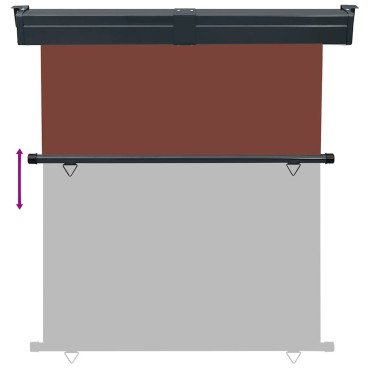 vidaXL Σκίαστρο Βεράντας Πλαϊνό Καφέ 175 x 250 εκ.