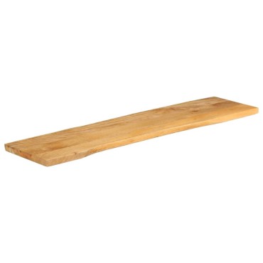 vidaXL Επιφάνεια Τραπεζιού 160x40x2,5cm Live Edge Μασίφ Ξύλο Μάνγκο 1 τεμ.