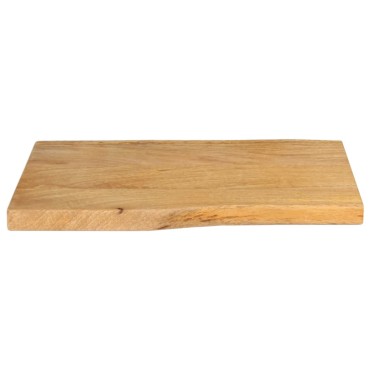 vidaXL Επιφάνεια Τραπεζιού 70x40x2,5cm Live Edge Μασίφ Ξύλο Μάνγκο 1 τεμ.
