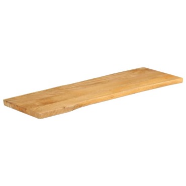 vidaXL Επιφάνεια Τραπεζιού 110x40x2,5cm Live Edge Μασίφ Ξύλο Μάνγκο 1 τεμ.
