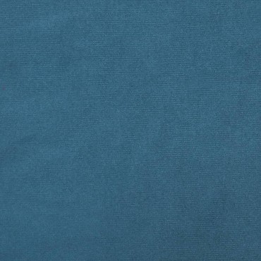 vidaXL Κρεβάτι Boxspring με Στρώμα Μπλε 160x200cm Βελούδινο 1 τεμ. - Διπλό