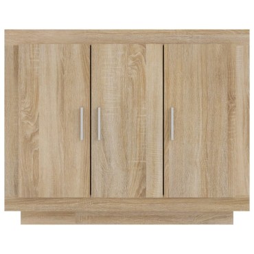 vidaXL Συρταριέρα Sonoma Δρυς 92x35x75cm Επεξεργασμένο Ξύλο 1 τεμ.