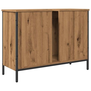 vidaXL Ντουλάπι Νιπτήρα Αρτισιανή Δρυς 80x30x60cm Επεξ. Ξύλο 1 τεμ.
