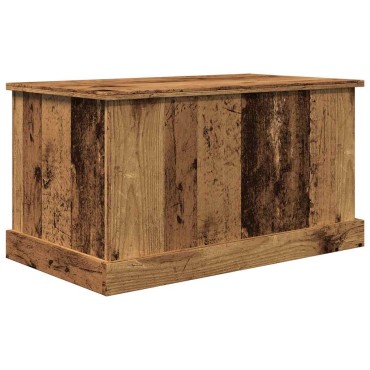 vidaXL Κουτί Αποθήκευσης Όψη Παλαιού Ξύλου 70x40x38cm Επεξ.Ξύλο 1 τεμ.
