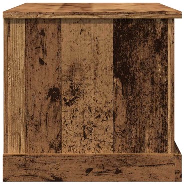 vidaXL Κουτί Αποθήκευσης Όψη Παλαιού Ξύλου 70x40x38cm Επεξ.Ξύλο 1 τεμ.