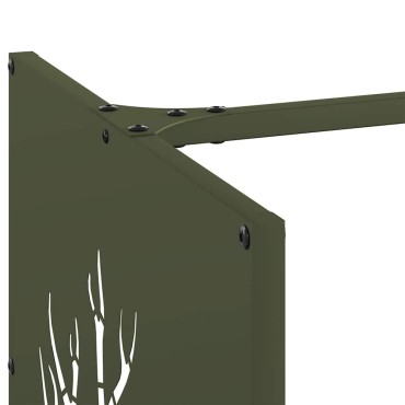 vidaXL Ράφι Καυσόξυλων 40x40x40 εκ. Χάλυβας ψυχρής έλασης